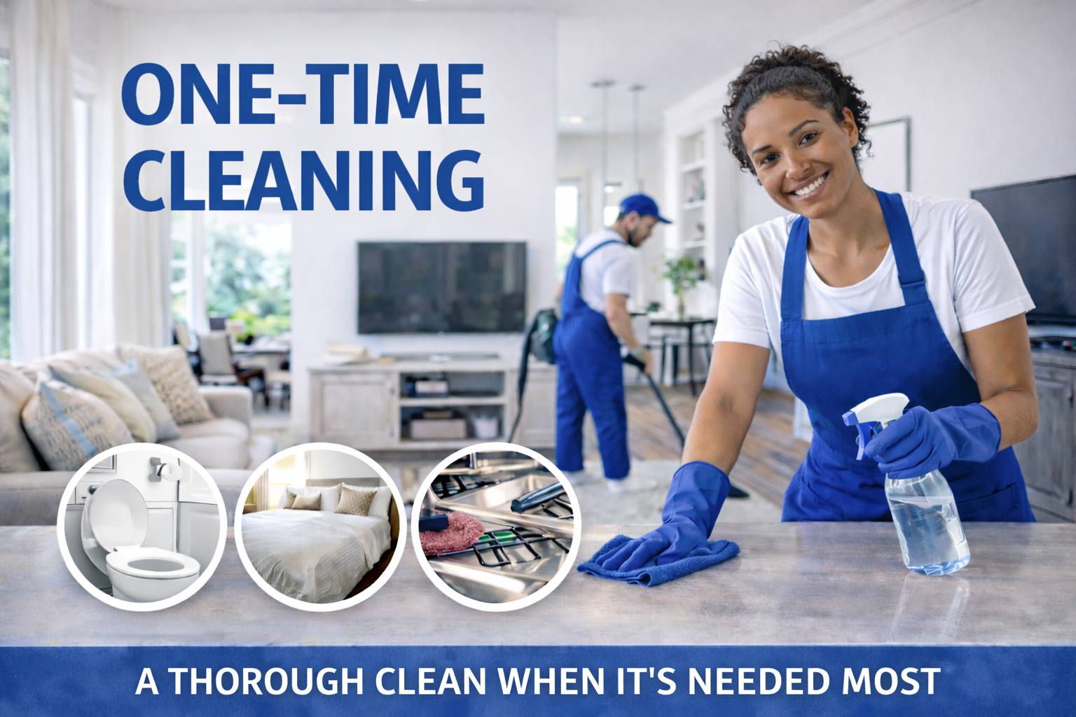 One-time cleaning