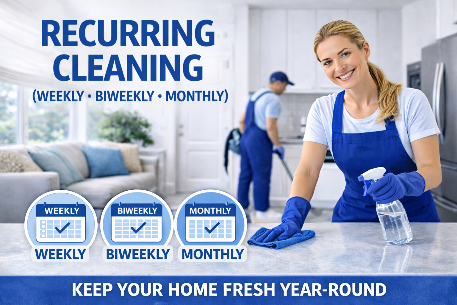 Recurring cleaning service